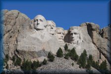 George Washington (1st), Thomas Jefferson (3rd), Theodore Roosevelt (26th), Abraham Lincoln (16th)