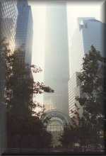 Winter Garden met op de achtergrond het WTC